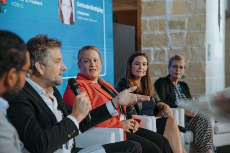 Remko Schats on a panel at MedTech World Malta 2023
