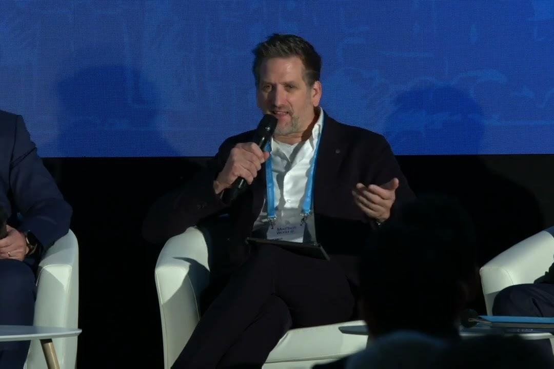 Remko Schats on a panel at MedTech Malta 2024